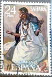 Stamps Spain -  Intercambio 0,55 usd 24 ptas. 1972