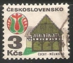 Sellos de Europa - Checoslovaquia -  Folk Architecture