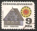 Sellos de Europa - Checoslovaquia -  Folk Architecture