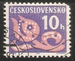 Stamps Czechoslovakia -  Flores ornamentales