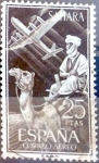 Stamps Spain -  Intercambio cryf 0,90 usd 24 ptas. 1961
