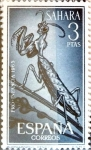Stamps Spain -  Intercambio m1b 1,25 usd 3 ptas. 1965