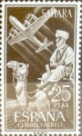 Stamps Spain -  Intercambio jxi2 0,90 usd 25 ptas. 1961