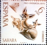 Stamps Spain -  Intercambio m1b 0,50 usd 6 ptas. 1970