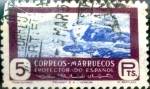 Stamps : Europe : Spain :  Intercambio jxi2 0,25 usd 5 ptas. 1950