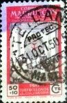Stamps Spain -  Intercambio fd3a 0,25 usd 50 + 10 cents. 1950