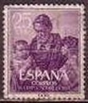 Stamps Spain -  ESPAÑA 1960 1296 Sello III Centenario de la Muerte San Vicente de Paul Yv977 Usado