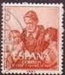 Stamps Spain -  ESPAÑA 1960 1297 Sello III Centenario de la Muerte San Vicente de Paul Yv978 Usado