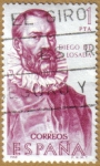 Stamps : Europe : Spain :  Diego de Losada - Forjadores de America
