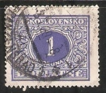 Stamps Czechoslovakia -  Numero 1