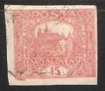 Stamps Czechoslovakia -  Castillo de Praga