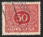 Stamps Czechoslovakia -  Numero 50