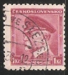 Stamps Czechoslovakia -  Tomáš Garrigue Masaryk (1850-1937)