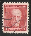 Sellos de Europa - Checoslovaquia -  Tomáš Garrigue Masaryk  (1850-1937)