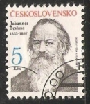 Stamps Czechoslovakia -  Johannes Brahms