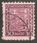 Sellos de Europa - Checoslovaquia -  Escudo de armas