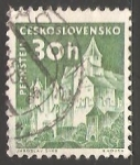 Stamps Czechoslovakia -  Pernštejn Castle