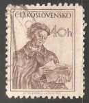 Stamps Czechoslovakia -  Cartero