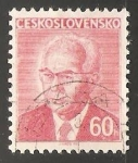 Stamps Czechoslovakia -  Gustav Husák (1913-1991)