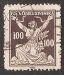 Stamps Czechoslovakia -  Romper las cadenas para la Libertad