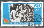 Stamps Germany -  10a Libre Federación Alemana de Sindicatos (FDGB)DR.