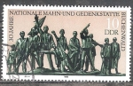 Stamps Germany -  30 años monumento conmemorativo Buchenwald (DDR).