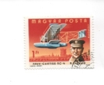 Stamps Hungary -  aviacion