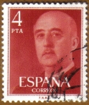 Stamps Spain -  General Franco