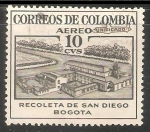 Stamps Colombia -  Recoleta de san Diego Bogota