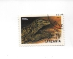 Stamps Tanzania -  varano