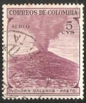 Sellos del Mundo : America : Colombia : Volcan Galeras - Pasto