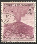 Stamps Colombia -  Volcan Galeras - Pasto