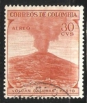 Stamps Colombia -  Volcán Galeras - pasto