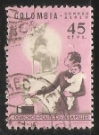 Stamps Colombia -  Derechos politicos de la mujer