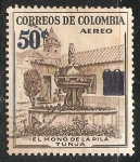 Sellos de America - Colombia -  El mono de la pila Tunja