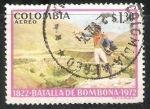Stamps Colombia -  1822-Batalla de Bombona-1972 