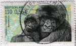 Sellos de Europa - Alemania -  Gorilas