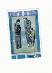 Stamps : Africa : Equatorial_Guinea :  Picaso Mendigos junto almar