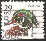 Stamps United States -  Wood duck-Pato de madera