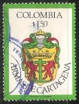 Sellos de America - Colombia -  Escudo oficial de Cartagena de Indias