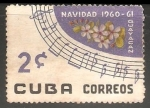 Sellos de America - Cuba -  Navidad 1960 - 61