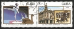 Stamps Cuba -  40 aniv.del ballet nacional de Cuba - 150 aniv. gran teatro de la Habana