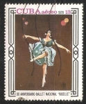 Stamps Cuba -  30 aniversario del ballet nacional - 
