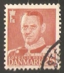 Sellos de Europa - Dinamarca -  King Frederik IX