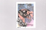 Stamps Tanzania -  sarcoramphus papa