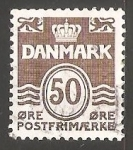 Stamps Denmark -  Olas - numero 50