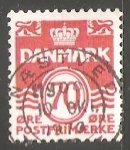 Stamps Denmark -  Olas - numero 70