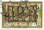 Stamps Spain -  (231) NAVIDAD 1973. LA ADORACIÓN DE LOS REYES.BUTRERA, BURGOS. EDIFIL 2163