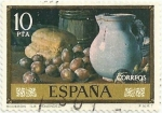 Stamps Spain -  DIA DEL SELLO. LUIS EUGENIO MELÉNDEZ. BODEGÓN, VALOR FACIAL 10 Pts. EDIFIL 2366