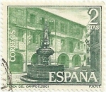 Stamps Spain -  SERIE TURÍSTICA, GRUPO VIII. LA PRAZA DO CAMPO, EN LUGO. EDIFIL 2130